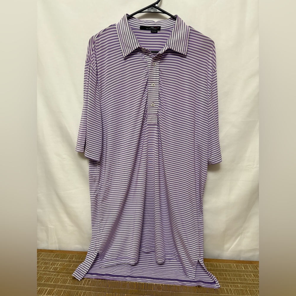 RLX Ralph Lauren Men’s Striped Golf Polo Shirt Size Large